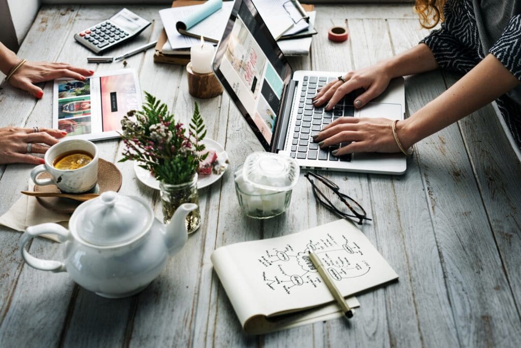 Find Out How To Build A Brand Online In 3 Proven Ways 26 Women Shopping Online Using Devices Concept