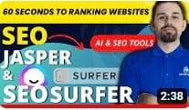 SEO - How to use Jasper and Surfer SEO to rank your website easily