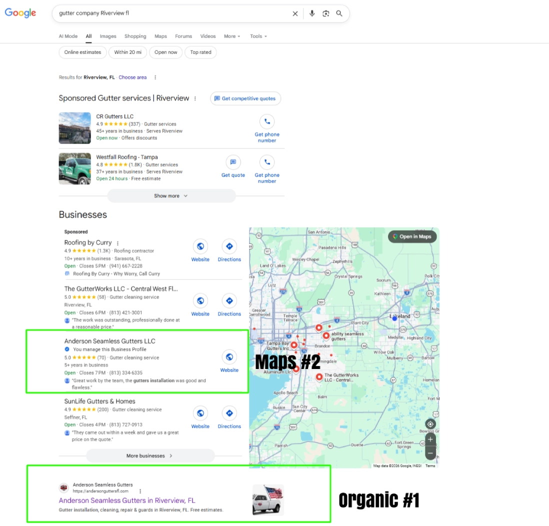 Nation Media Design | AI- Digital Marketing, SEO & Web Design Agency Anderson Seamless Gutters Anderson Seamless Gutters